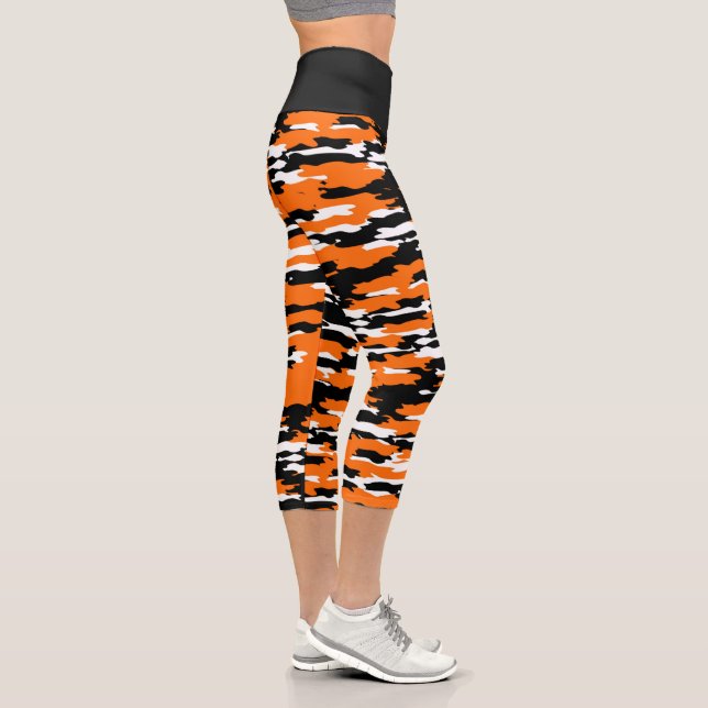 Leggings Capri Tigre de Bengala Alto Capris Deseado (Derecha)