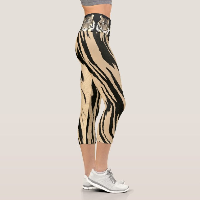 Leggings Capri Tigre majestuoso (Derecha)
