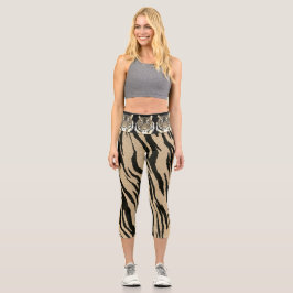 Leggings Capri Tigre majestuoso