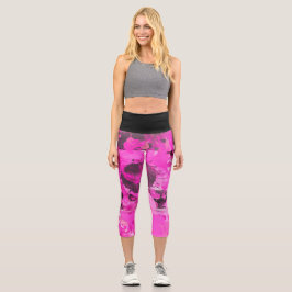 Leggings Capri Tinta rosa