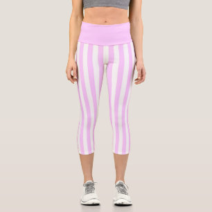 Leggings Capri Tiras de lámina vertical Capris de alto desgaste