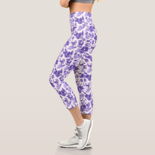 Leggings Capri Toile francés de Guay Elegant Periwinkle Blue Dee