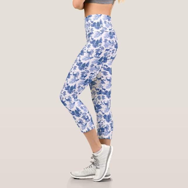 Leggings Capri Toile francés Elegant Blue Deer de Guay (Izquierda)