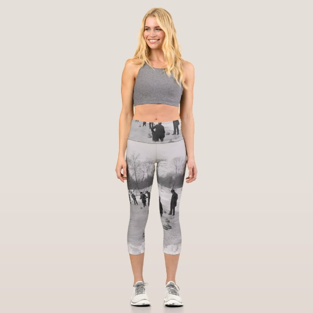 Leggings Capri TOP Curando la Vieja Escuela (Anverso)