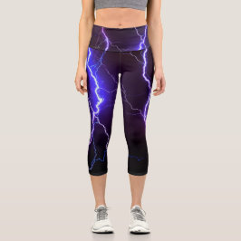 Leggings Capri Tornillos relámpago