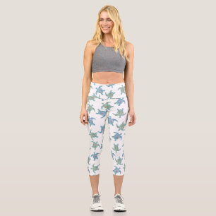 Leggings Capri Tortugas acuarelas