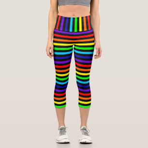 Leggings Capri Trazas arcoiris Capris