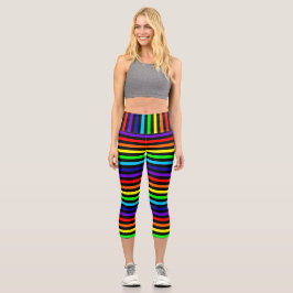 Leggings Capri Trazas arcoiris Capris