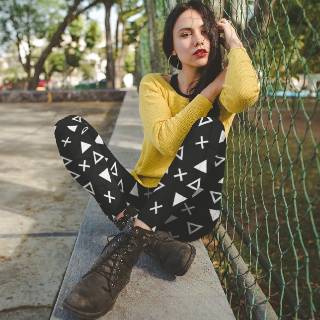 Leggings Capri Triángulo Art Deco (Subido por el creador)
