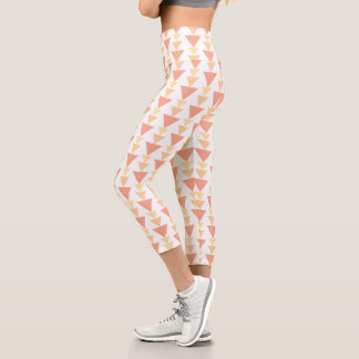 Leggings Capri Triángulo Geométrico Audaz y Colorido