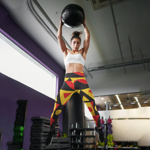 Leggings Capri Tribal aborigen