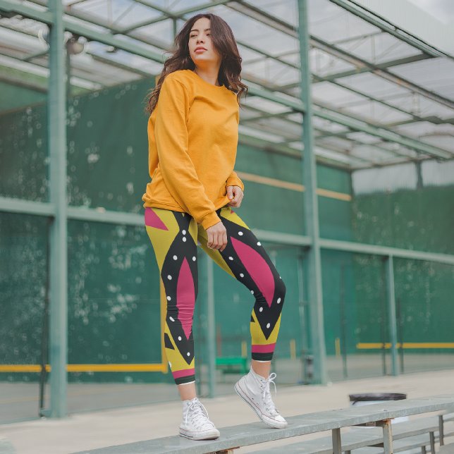 Leggings Capri Tribal Amarillo Africano (Subido por el creador)