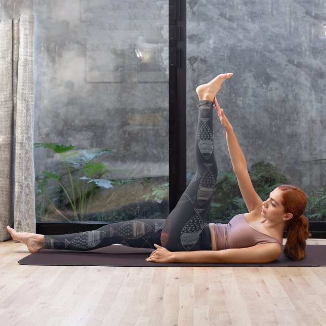 Leggings Capri Tribal de peces (Subido por el creador)