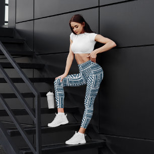 Leggings Capri Tribu azul