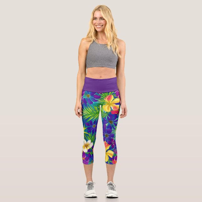 Leggings Capri Tropical (Anverso)