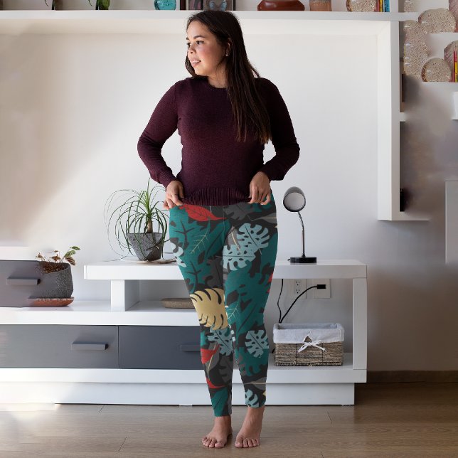 Leggings Capri Tropical oscuro (Subido por el creador)