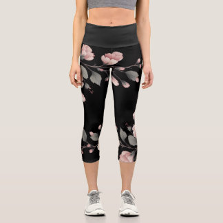 Leggings Capri Trópicos de Medianoche