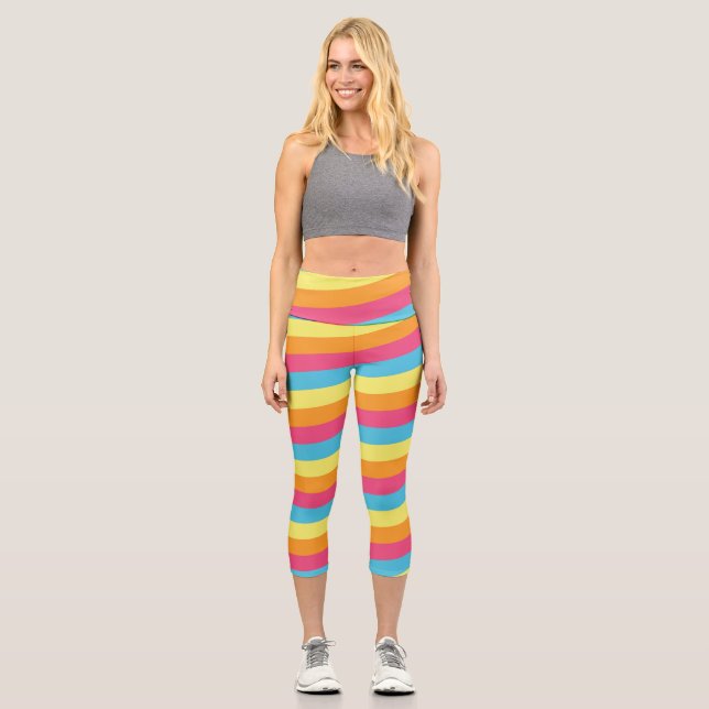 Leggings Capri Trupes Regalo De Patrón De Pascua Para Hombres Muj (Anverso)