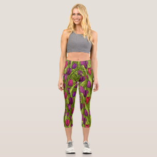 Leggings Capri Tulipanes