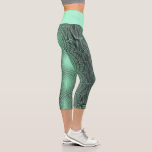 Leggings Capri turquesa
