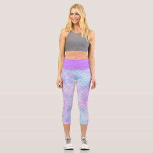 Leggings Capri Un diseño de la serie Galaxia Sirena 1