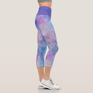 Leggings Capri Un diseño de la serie Galaxia Sirena 5