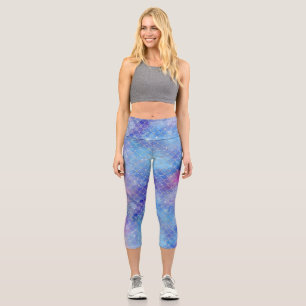 Leggings Capri Un diseño de la serie Galaxia Sirena 5