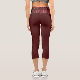 Leggings Capri Un diseño de serie de vampiros 12