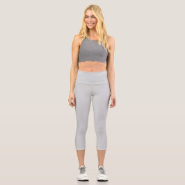 Leggings Capri Un primer plano de una superficie texturizada blan