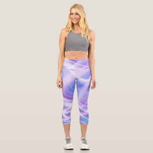 Leggings Capri Una Niebla Pastel Mística