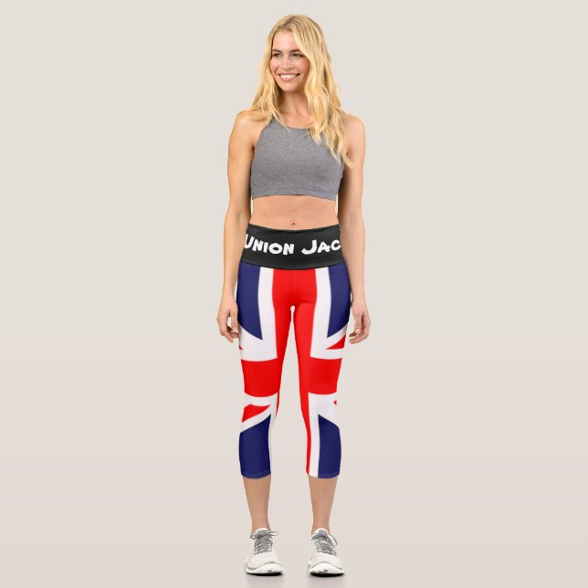 Leggings Capri Union Jack Yoga Pants (Anverso)