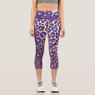 Leggings Capri USTED ELIGE LOS Colores en la impresión de queso d