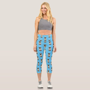 Leggings Capri Valais Blacknose ilustracion personalizado ovino
