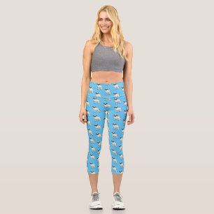 Leggings Capri Valais Blacknose ilustracion personalizado ovino
