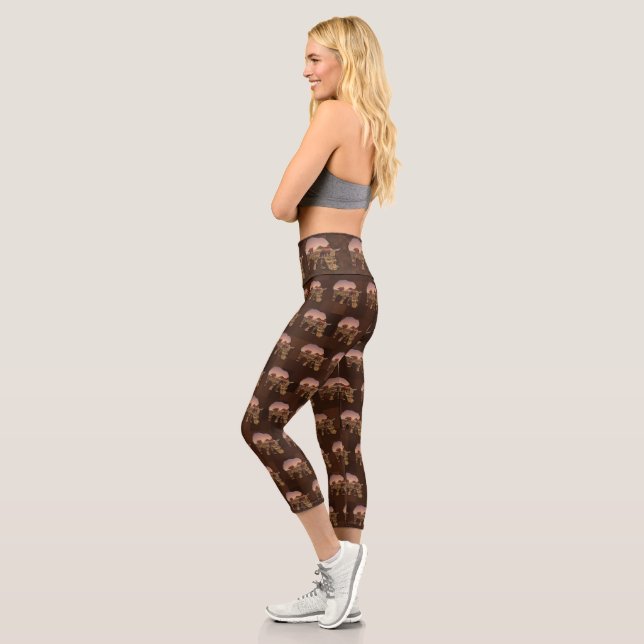 Leggings Capri Valle Del Rinoceronte, (Izquierda)