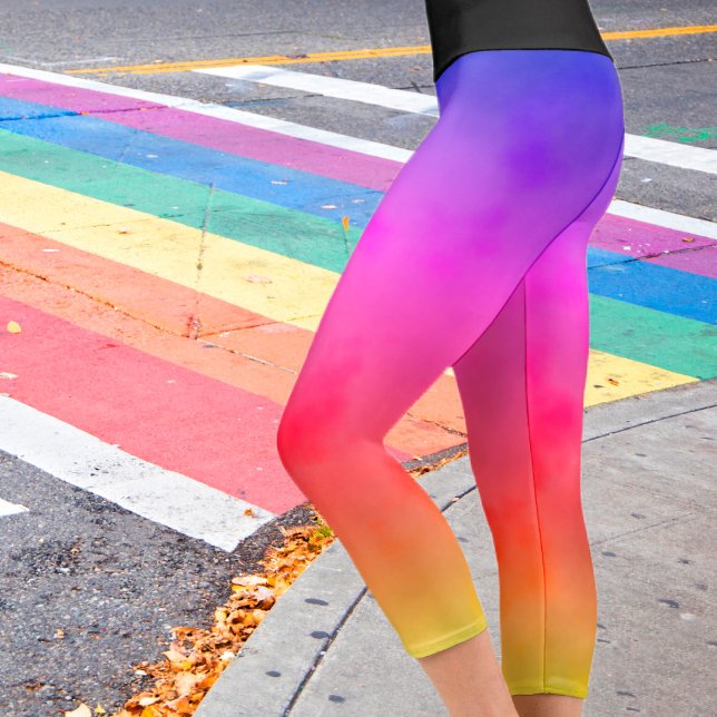 Leggings Capri Vapor de Arcoíris (Subido por el creador)