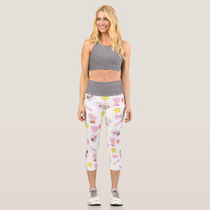 Leggings Capri Varita mágica de hada de los dientes bonita Diente