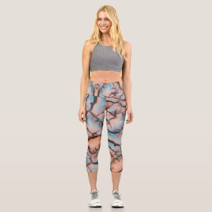 Leggings Capri Venas corales
