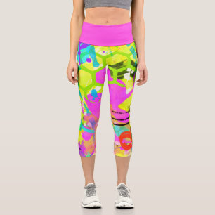 Leggings Capri Verano del graffiti