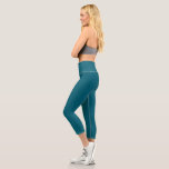 Leggings Capri Verde azulado<br><div class="desc">Simple y sencillo</div>