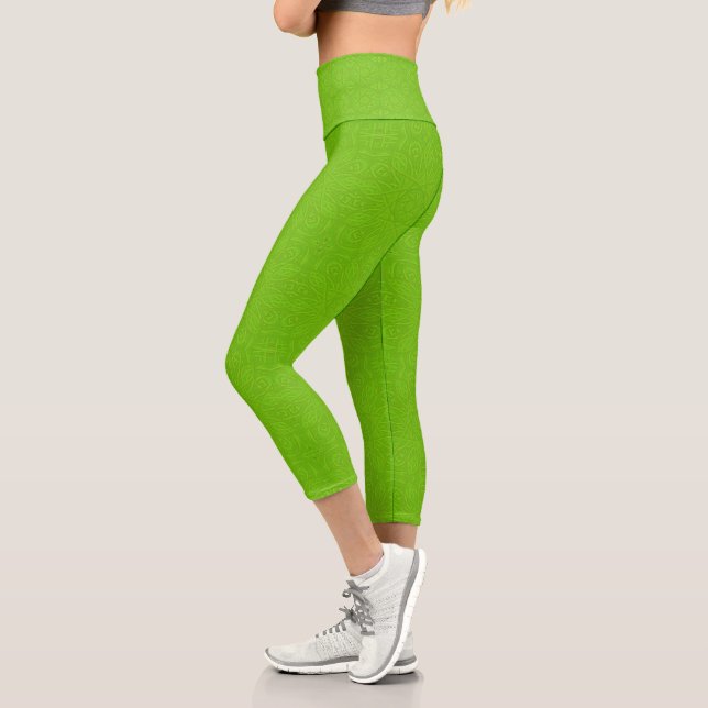 Leggings Capri Verde lima (Izquierda)