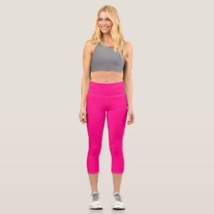 Leggings Capri Vibrant Crimson