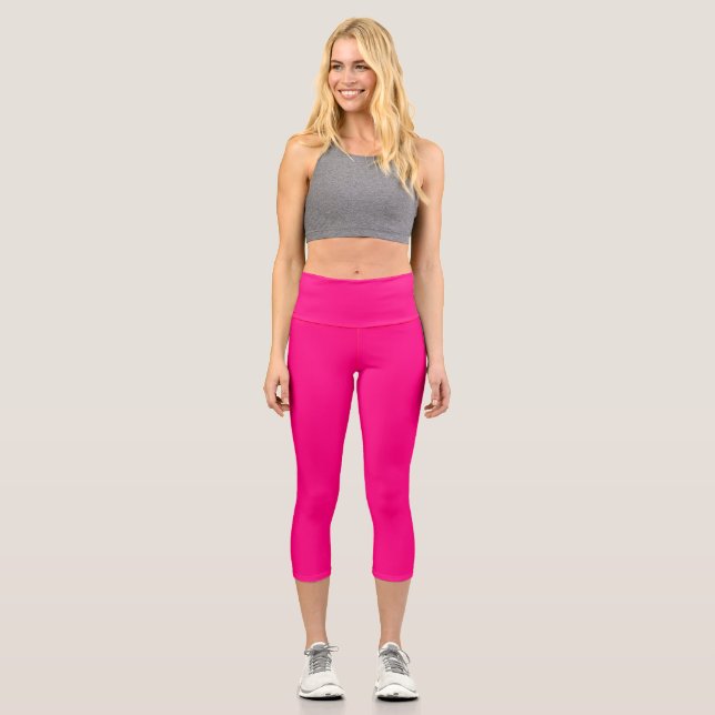 Leggings Capri Vibrant Crimson (Anverso)