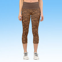 Vintage Faux Leather with Tooled Look Floral