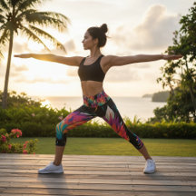 Visiones vibrantes Capris de alto deseo