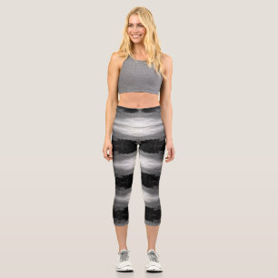 Leggings Capri Vista costera vintage de Mónaco Monte Carlo
