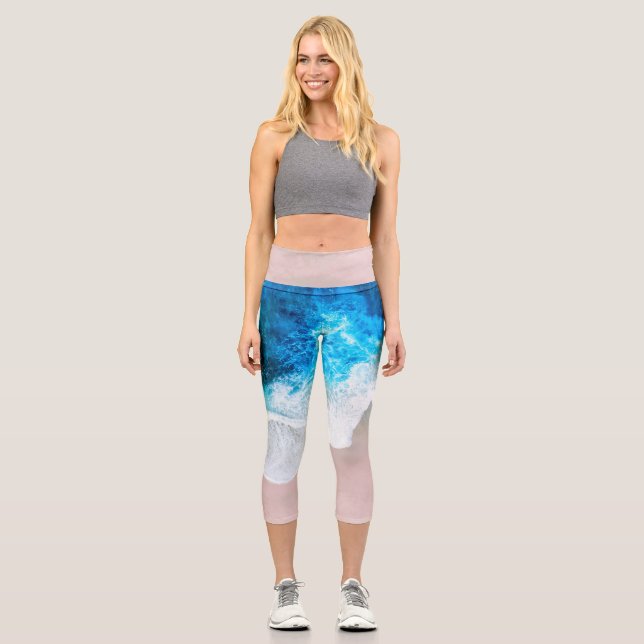 Leggings Capri Vista de playa (Anverso)