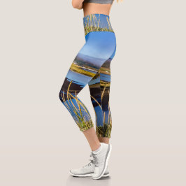 Leggings Capri Vista sobre Saudarkrokur y Skagafjordur, Islandia