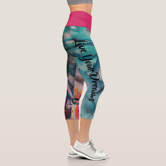 Leggings Capri Vive Tus Sueños - Desafía Tus Ideas