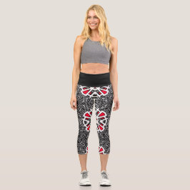Leggings Capri Volumen 16 arte caleidoscopio uno